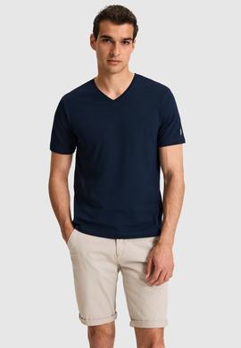 Erkek Lacivert Basic Tişört - 50326944047