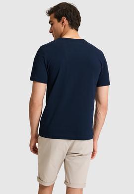 Erkek Lacivert Basic Tişört - 50326944047