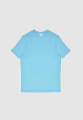 Erkek Regular Fit Bisiklet Yaka Aqua Basic Tişört - 50326953022