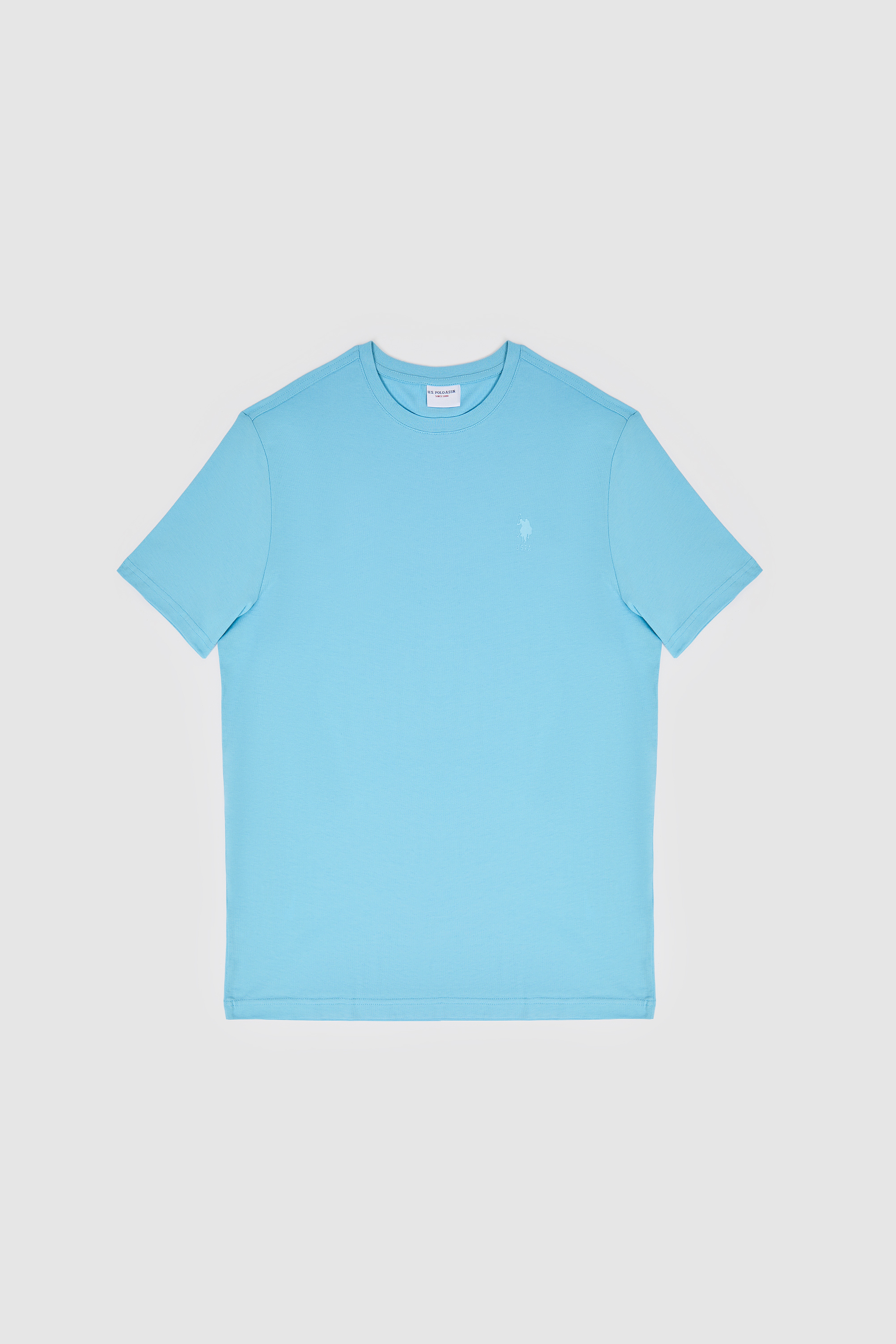 Erkek Regular Fit Bisiklet Yaka Aqua Basic Tişört