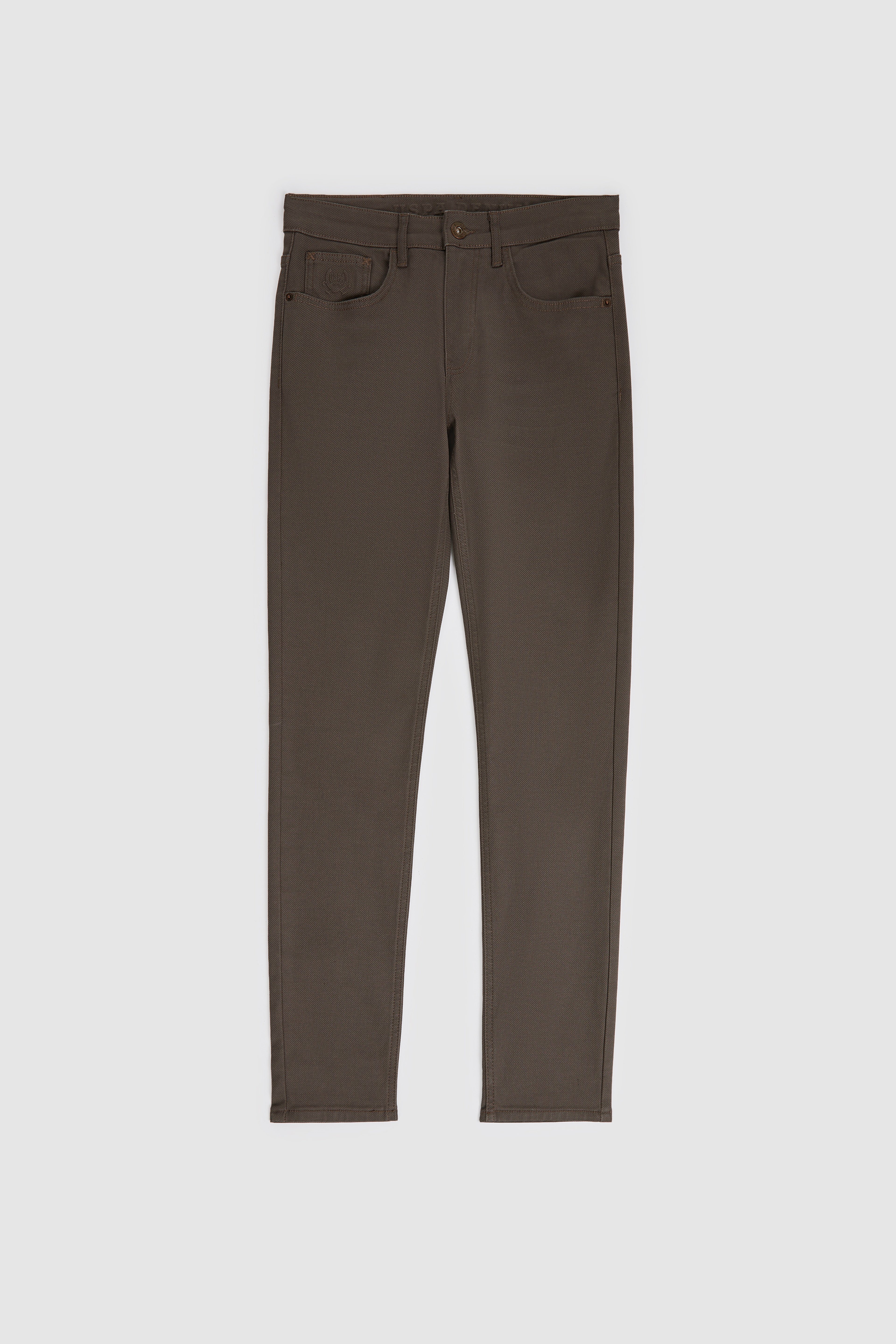 Erkek Slim Fit Açık Kahverengi Jean Pantolon