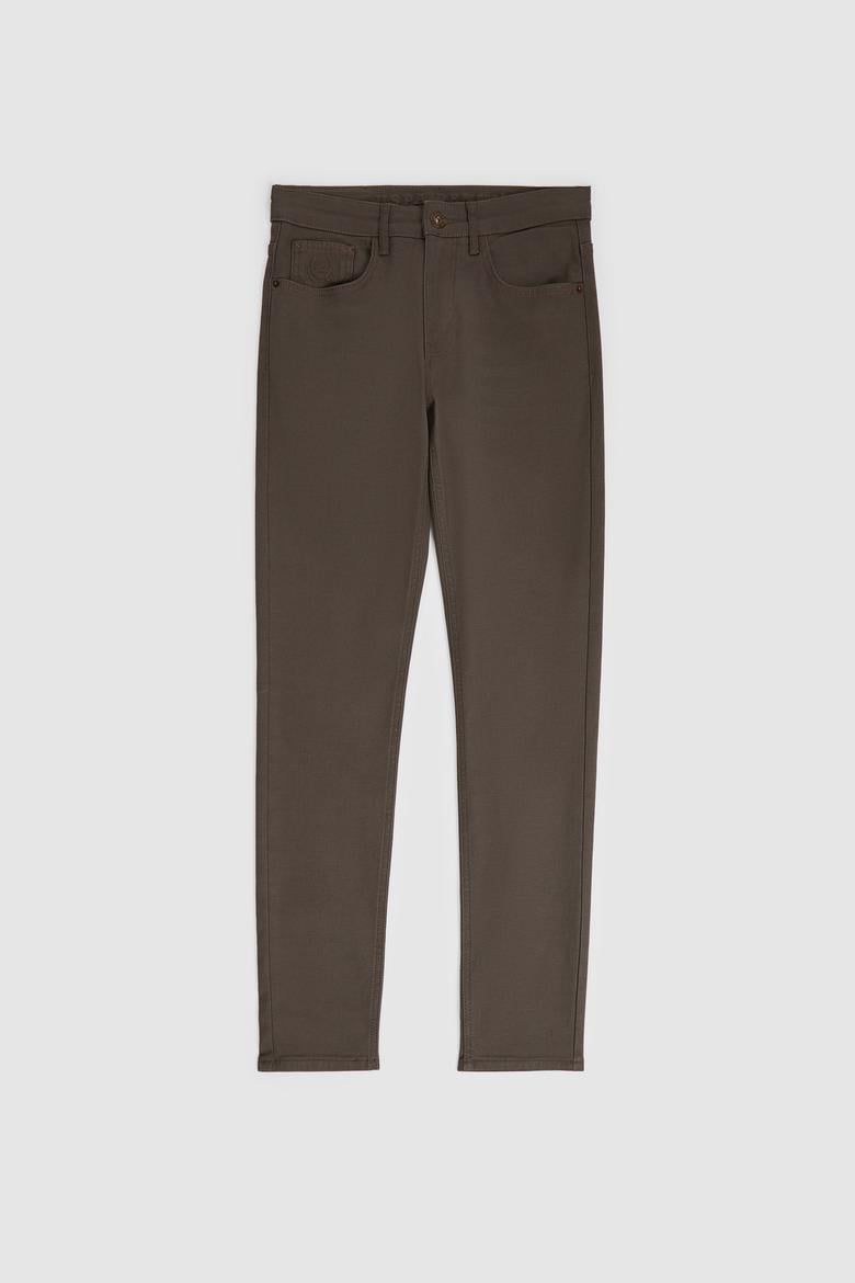 Erkek Slim Fit Açık Kahverengi Jean Pantolon - 50321493011