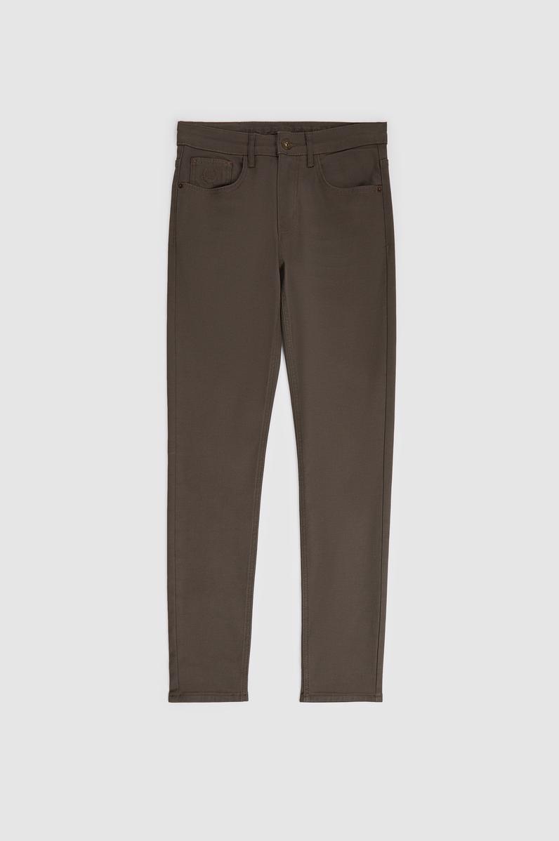 Erkek Slim Fit Açık Kahverengi Jean Pantolon