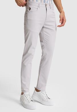 Erkek Açık Gri Kanvas / Chino Pantolon - 50289931017