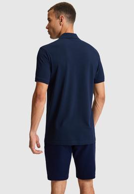 Erkek Regular Fit Polo Yaka Lacivert Basic Tişört - 50306007250