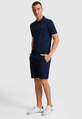 Erkek Regular Fit Polo Yaka Lacivert Basic Tişört - 50306007250
