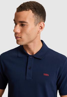 Erkek Regular Fit Polo Yaka Lacivert Basic Tişört - 50306007250