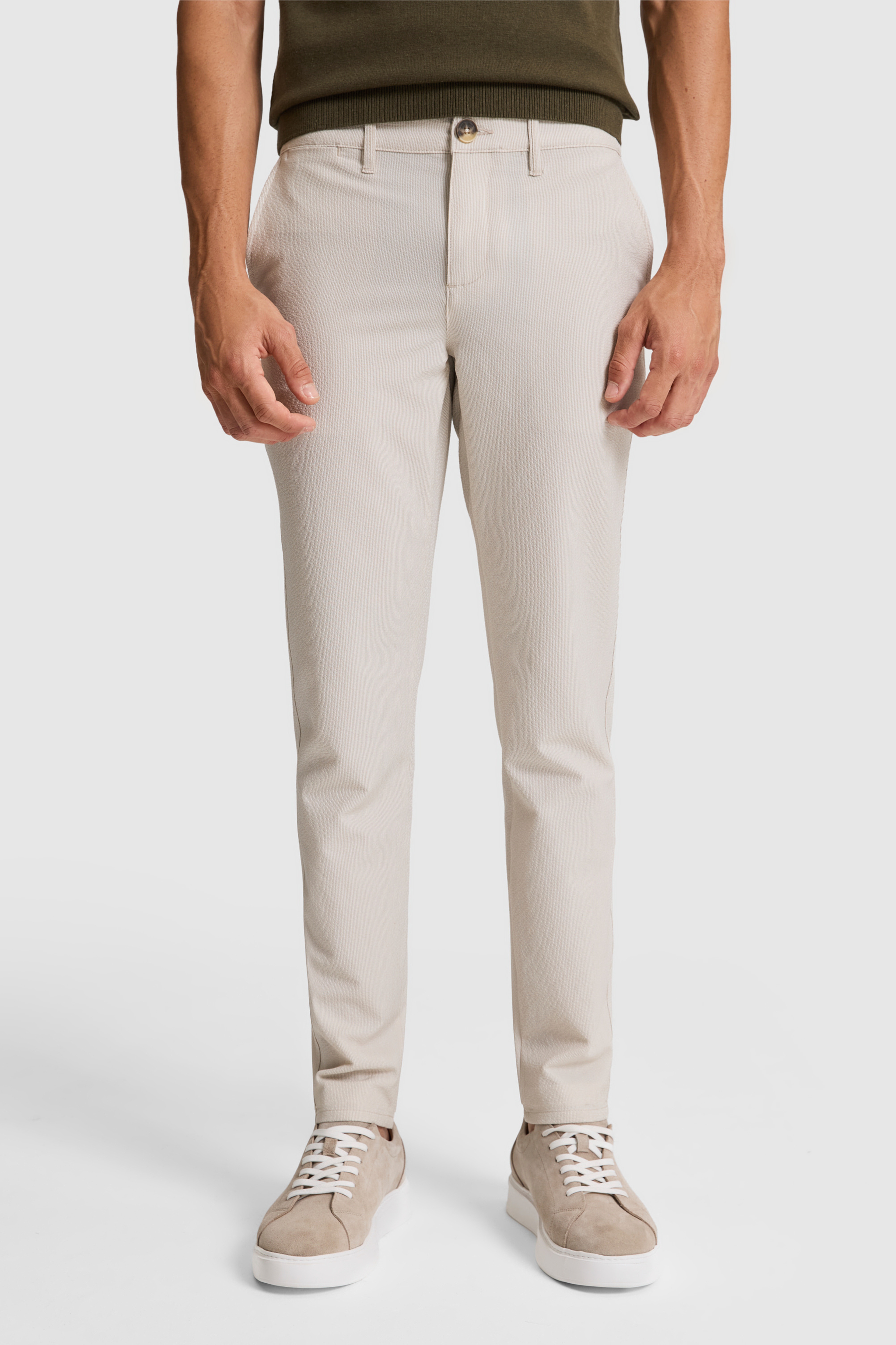 Erkek Bej Kanvas Pantolon - Image 2