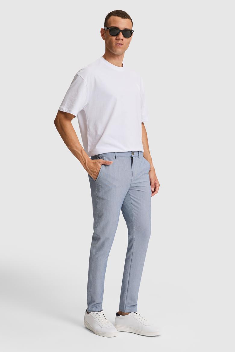 Erkek Lacivert Kanvas Pantolon - 50325512017