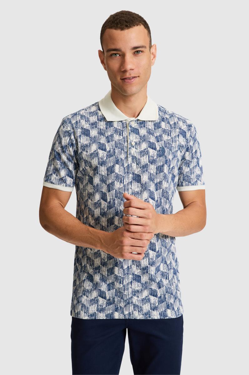 Erkek Açık Lacivert Regular Fit Polo Yaka Tişört
