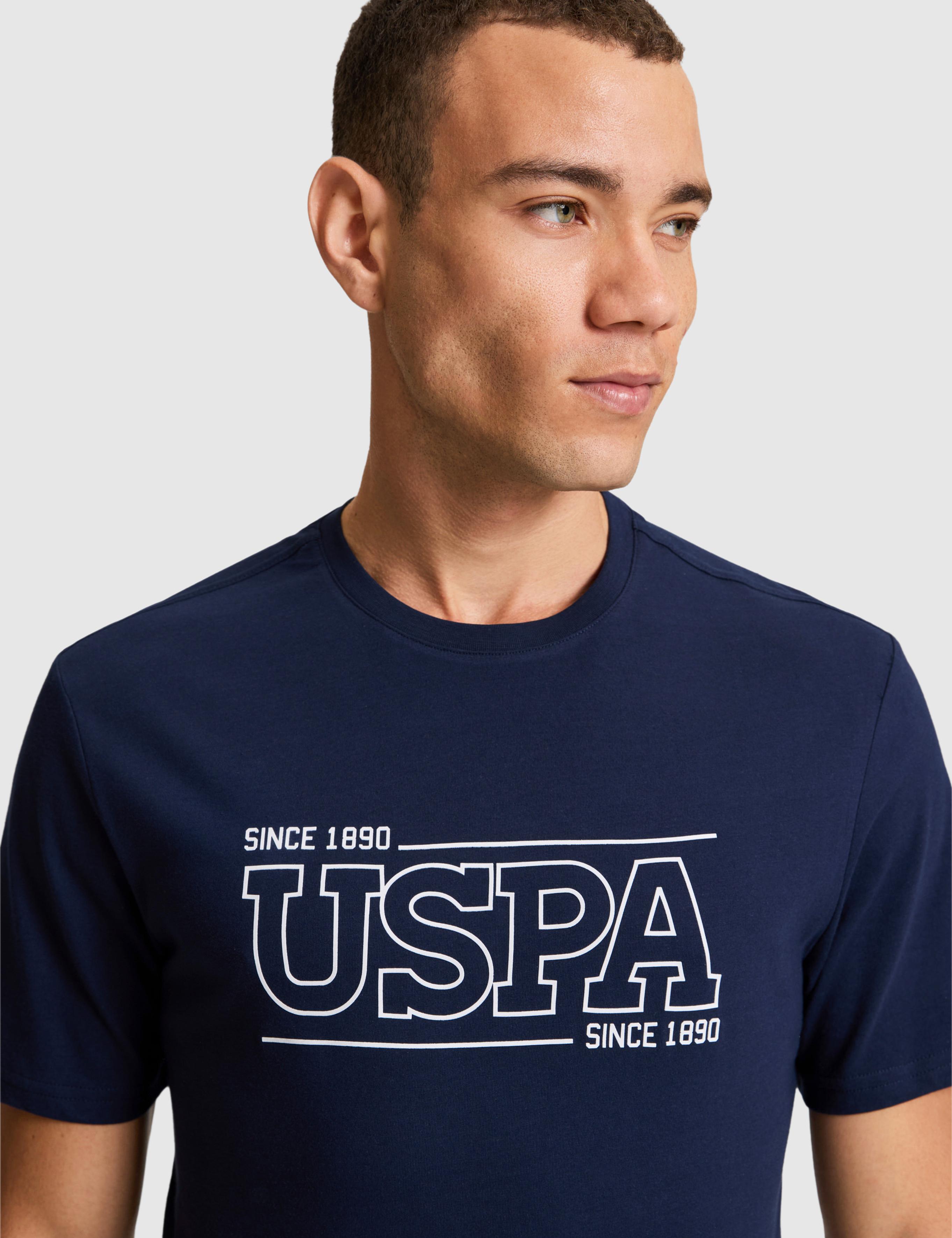 تی شرت یقه گرد  رگولار  مردانه یو اس پولو | U.S. Polo Assn. - تصویر 2