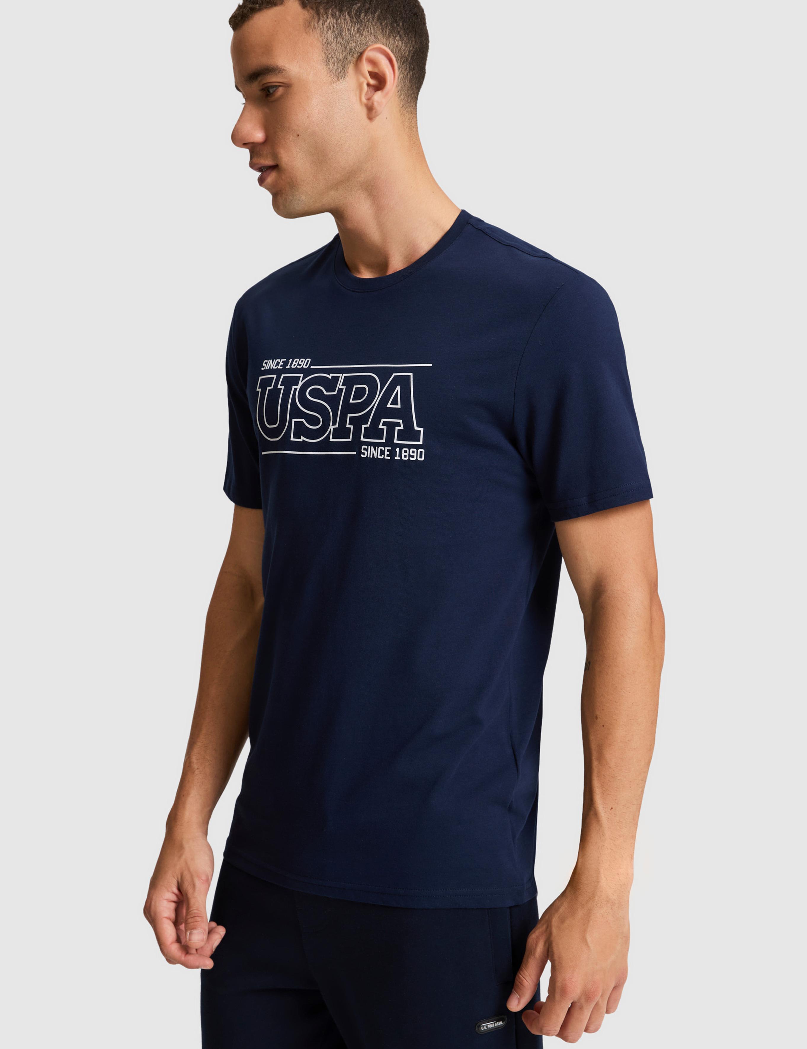 تی شرت یقه گرد  رگولار  مردانه یو اس پولو | U.S. Polo Assn. - تصویر 3