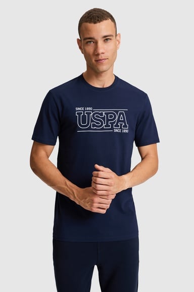 Erkek Lacivert Regular Fit Bisiklet Yaka Tişört