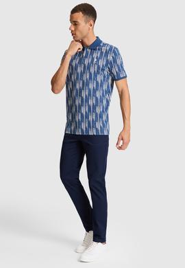 Erkek Açık Lacivert Regular Fit Polo Yaka Tişört - 50322387012
