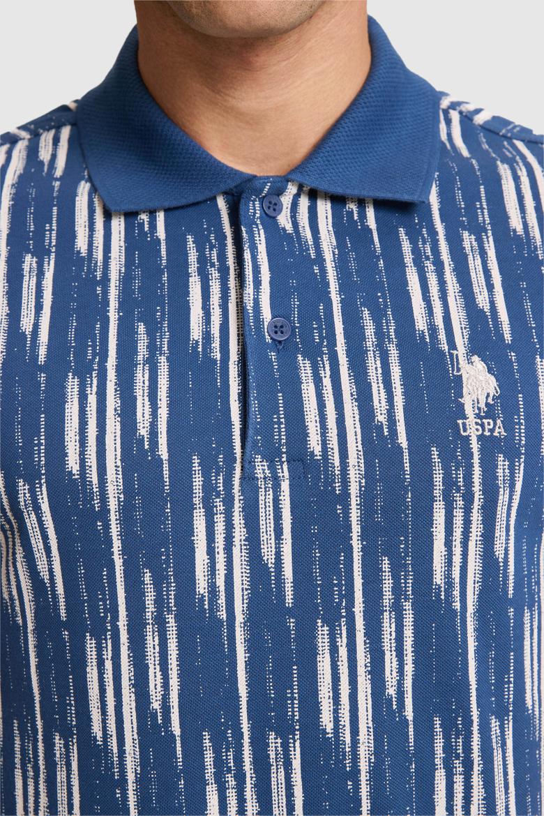 Erkek Açık Lacivert Regular Fit Polo Yaka Tişört - 50322387012
