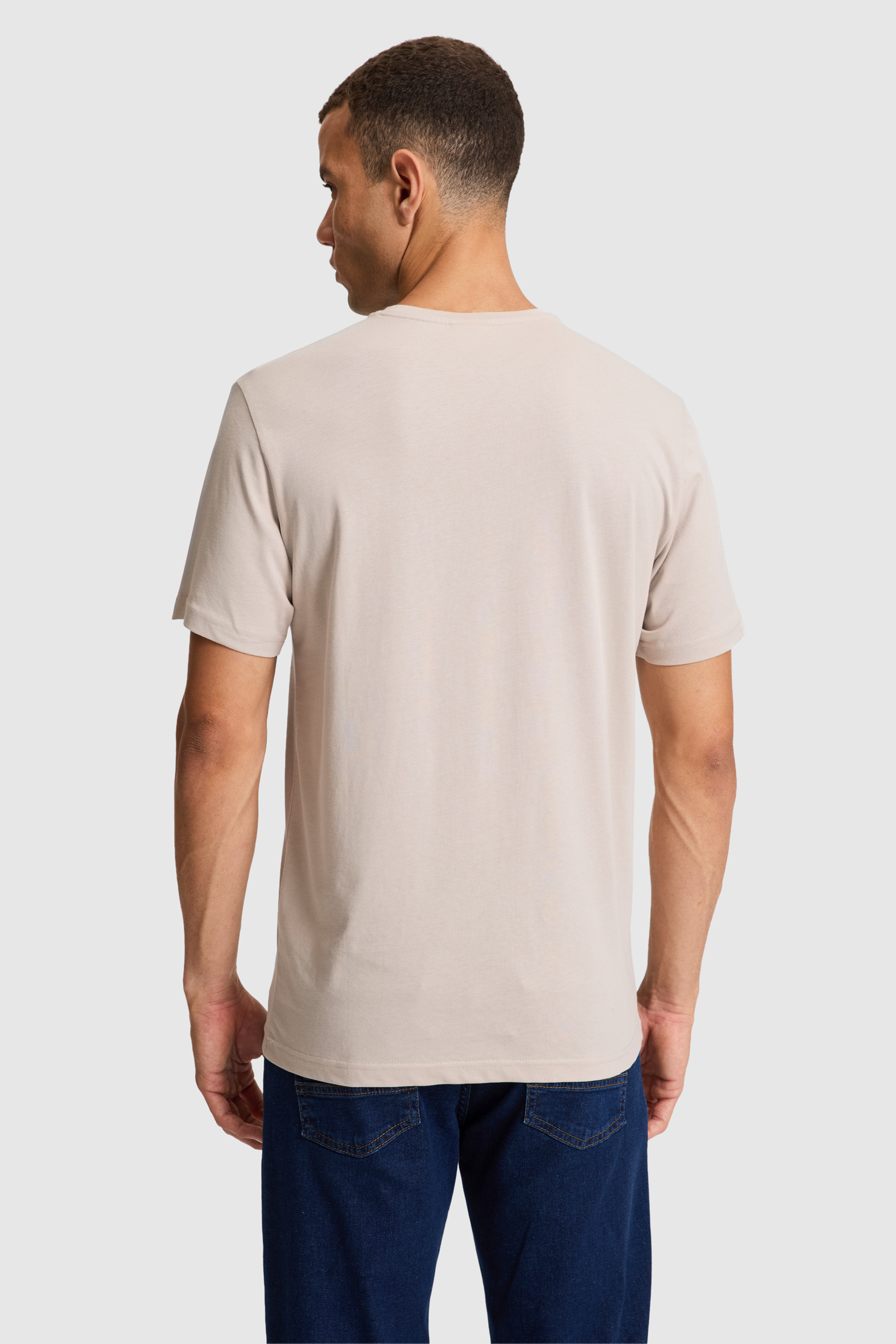 Erkek Taş Basic Tişört - 50322518065