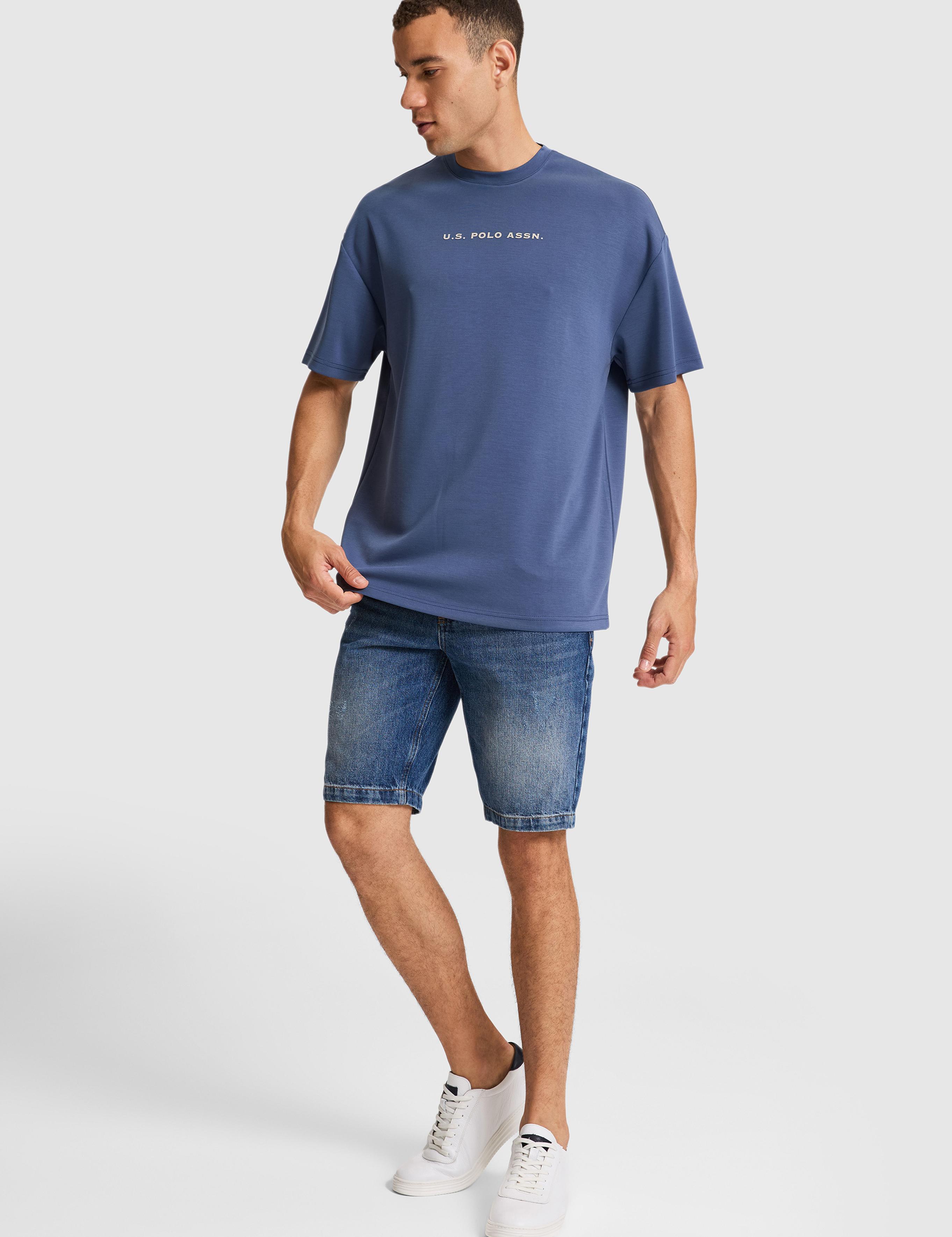 تی شرت یقه گرد Oversize مردانه یو اس پولو | U.S. Polo Assn. - تصویر 4