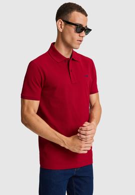Erkek Bordo Basic Tişört - 50326963023