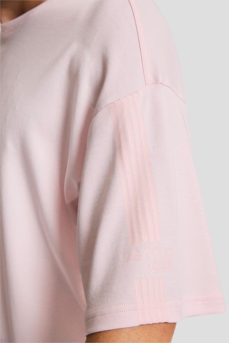 Erkek Açık Pembe Tişört - 50327013012