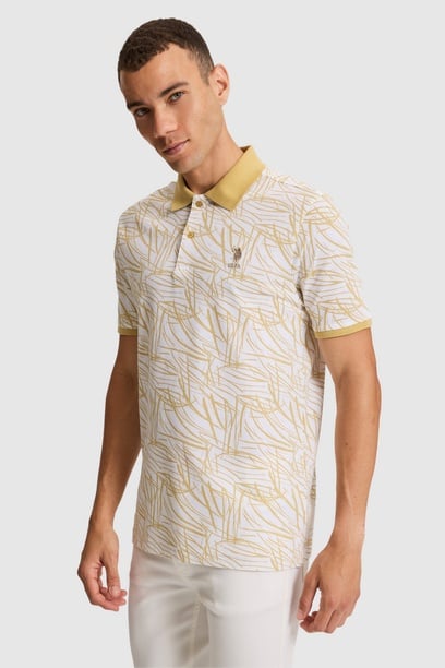Erkek Bej Regular Fit Polo Yaka Tişört