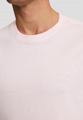 Erkek Açık Pembe Basic Tişört - 50327022100