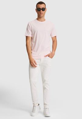 Erkek Açık Pembe Basic Tişört - 50327022100