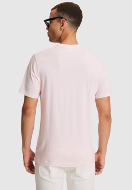 Erkek Açık Pembe Basic Tişört - 50327022100