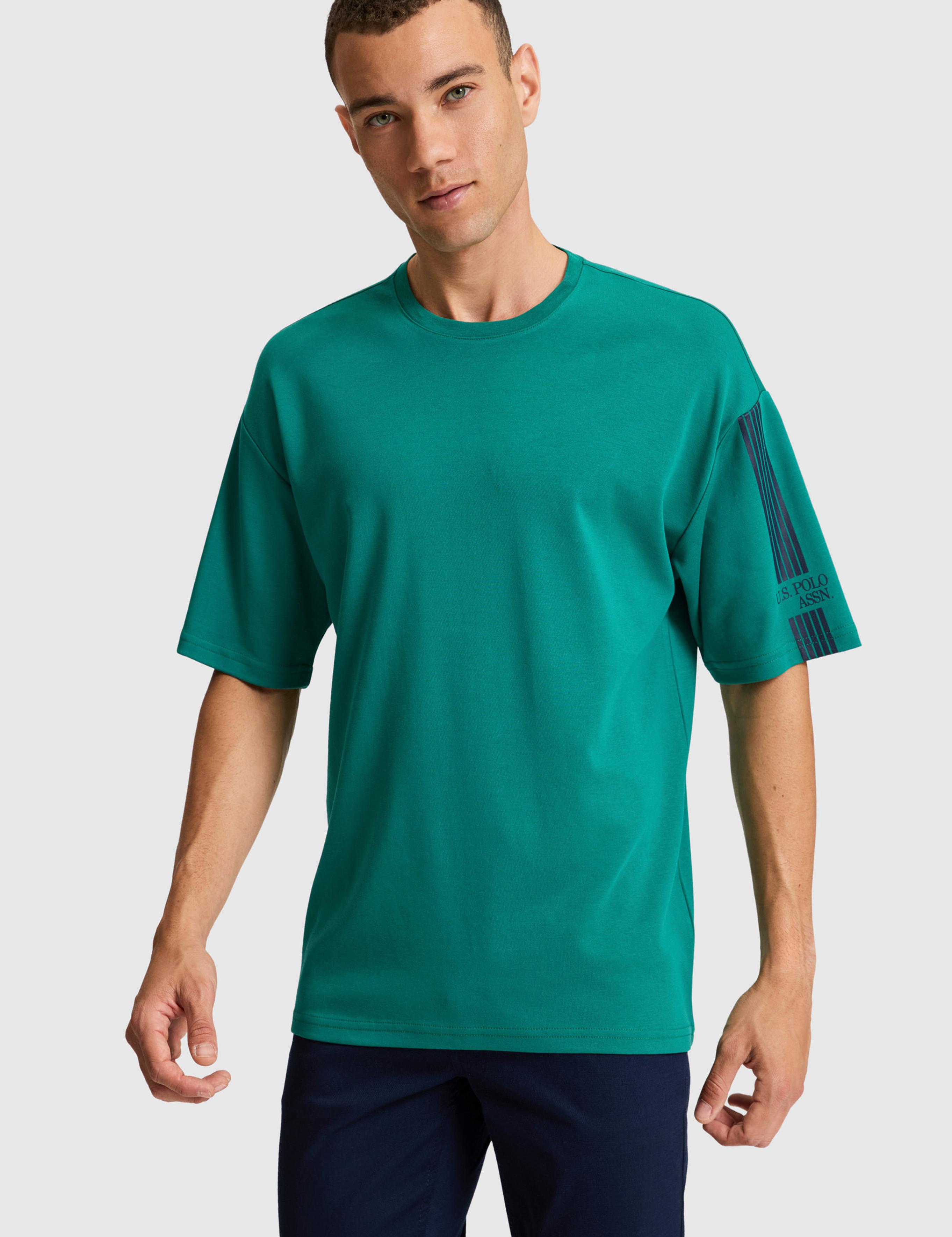 تی شرت یقه گرد ریلکس مردانه یو اس پولو | U.S. Polo Assn. - تصویر 3
