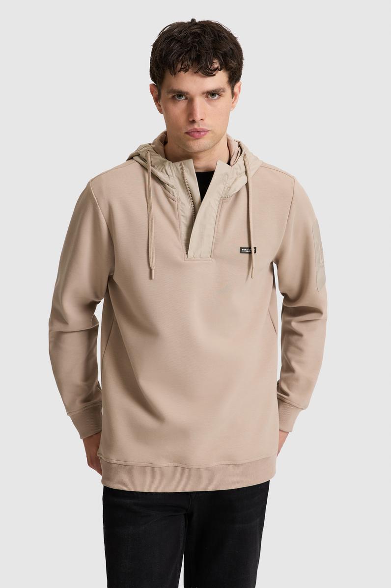 Erkek Koyu Bej Sweatshirt