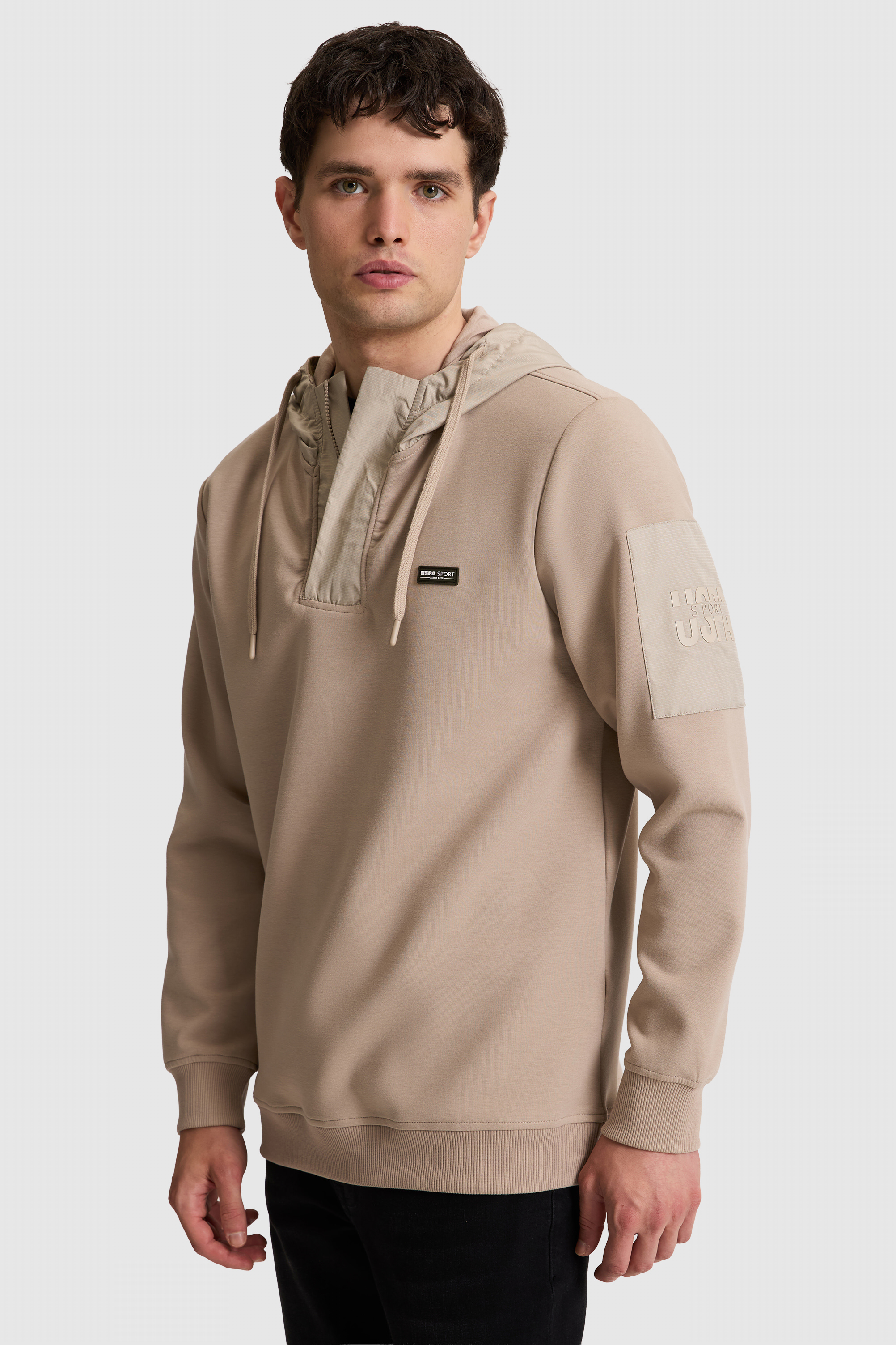 Erkek Koyu Bej Sweatshirt - 50312601028