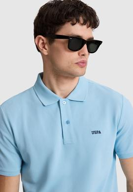 Erkek Mavi Regular Fit Polo Yaka Basic Tişört - 50326963100