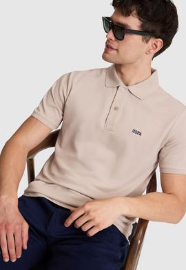 Erkek Taş Regular Fit Polo Yaka Basic Tişört - 50326963136