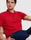 Erkek Kırmızı Regular Fit Polo Yaka Basic Tişört