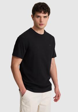 Erkek Siyah Regular Fit Polo Yaka Basic Tişört - 50327022089