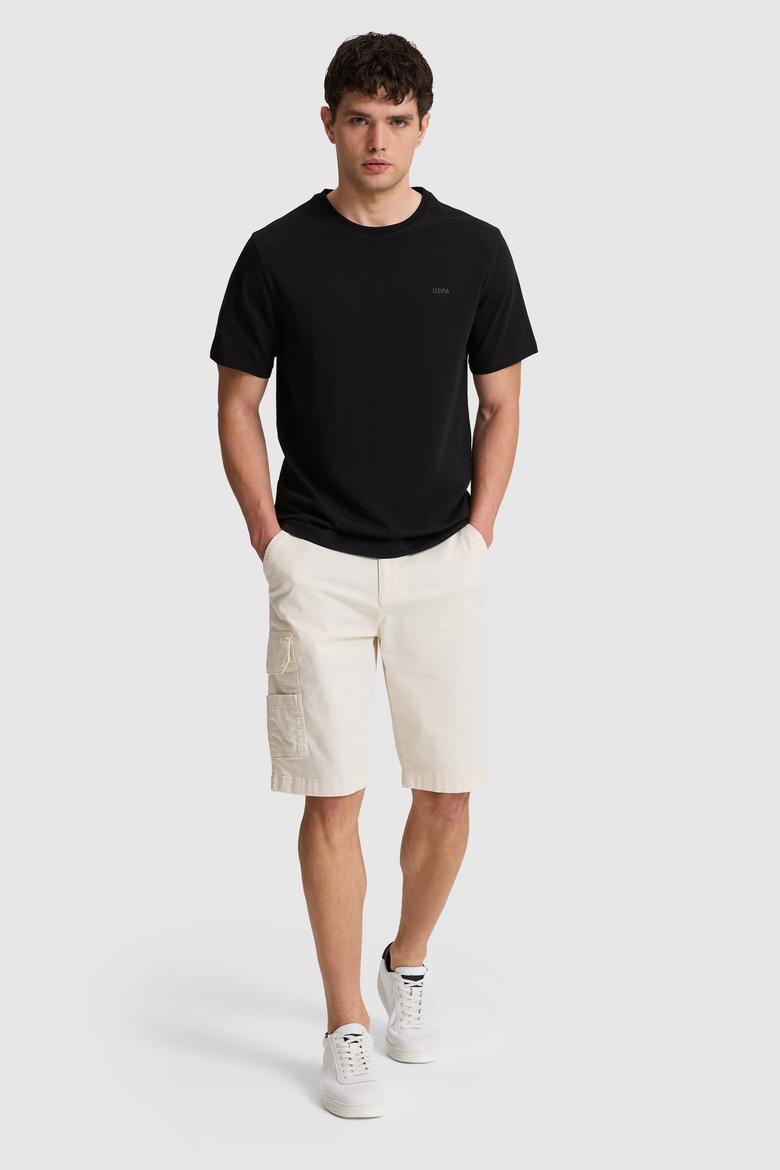 Erkek Siyah Regular Fit Polo Yaka Basic Tişört - 50327022089