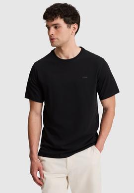 Erkek Siyah Regular Fit Polo Yaka Basic Tişört - 50327022089