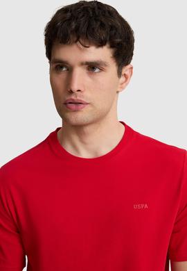 Erkek Kırmızı Regular Fit Polo Yaka Basic Tişört - 50327022126