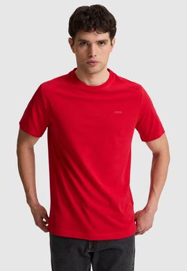 Erkek Kırmızı Regular Fit Polo Yaka Basic Tişört - 50327022126
