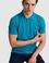 Erkek Petrol Slim Fit Polo Yaka Basic Tişört