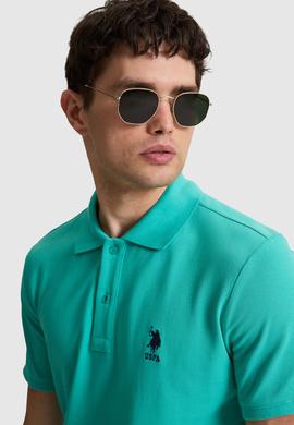 Erkek Mint Slim Fit Polo Yaka Basic Tişört - 50322304436