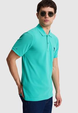 Erkek Mint Slim Fit Polo Yaka Basic Tişört - 50322304436