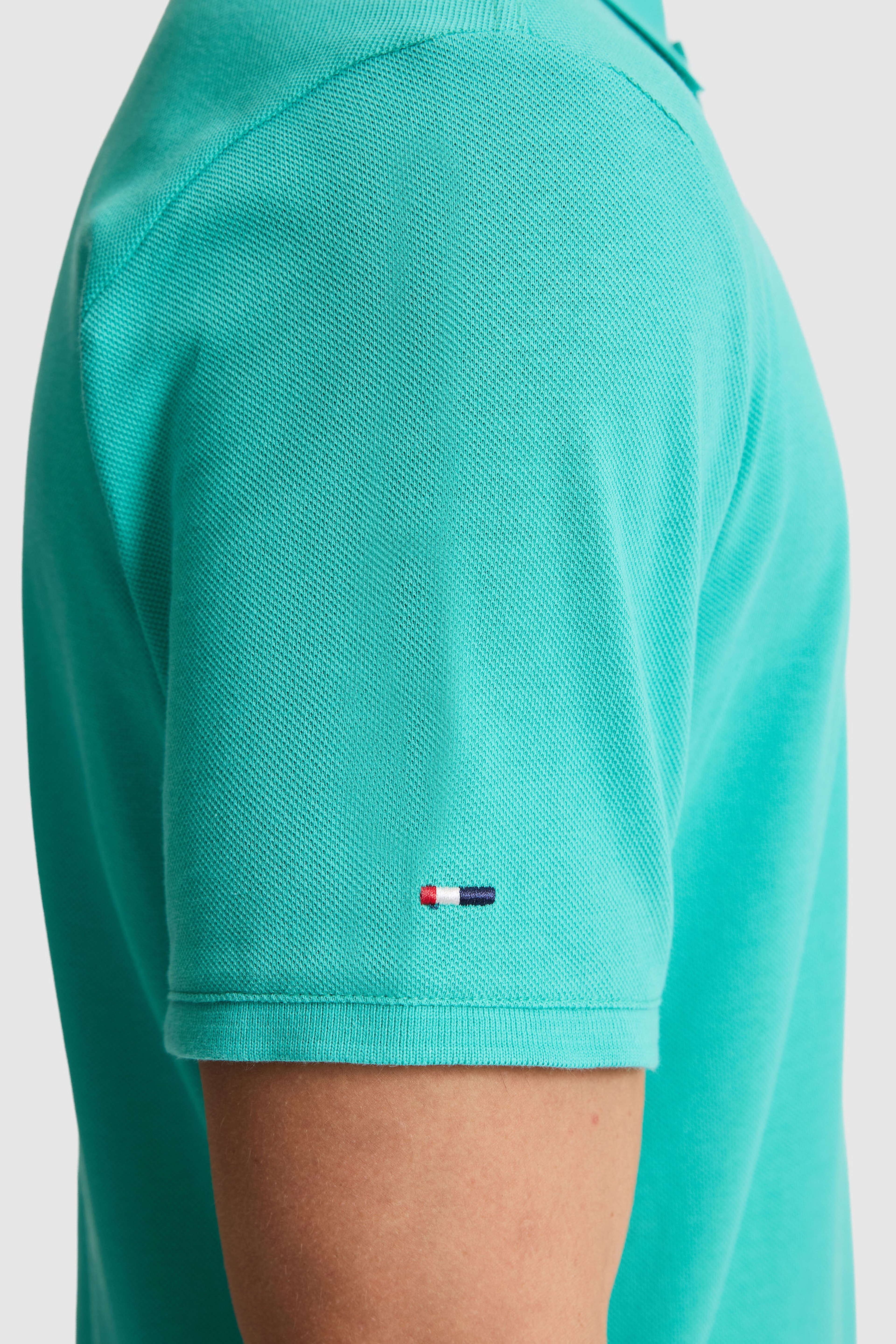 Erkek Mint Slim Fit Polo Yaka Basic Tişört