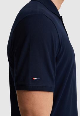 Erkek Lacivert Slim Fit Polo Yaka Basic Tişört - 50322303055