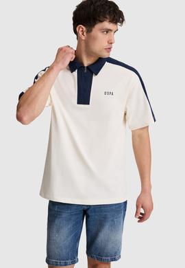 Erkek Krem Comfort Fit Polo Yaka Tişört - 50322419007