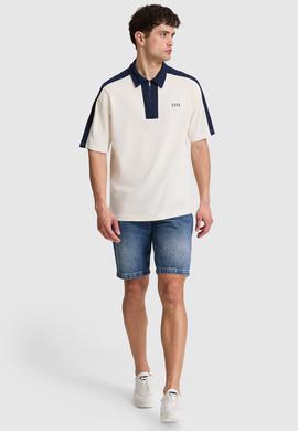 Erkek Krem Comfort Fit Polo Yaka Tişört - 50322419007