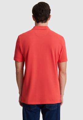Erkek Regular Fit Polo Yaka Kırmızı Basic Tişört - 50322314177