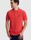 Erkek Regular Fit Polo Yaka Kırmızı Basic Tişört