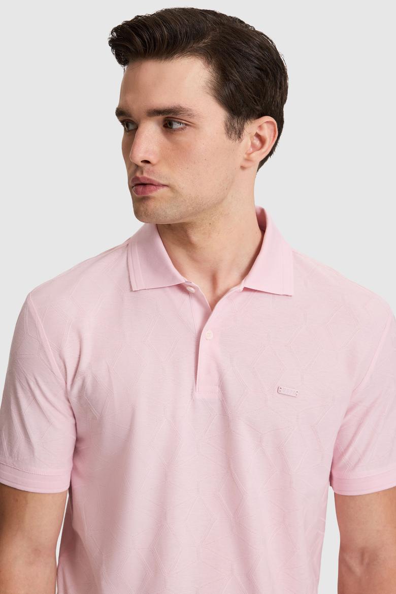 Erkek Açık Pembe Tişört - 50322462021