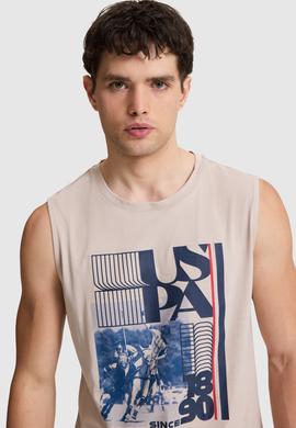 Erkek Taş Regular Fit Bisiklet Yaka Tişört - 50322439018