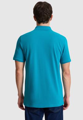 Erkek Petrol Regular Fit Polo Yaka Basic Tişört - 50326963166